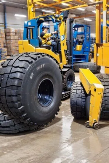 Tipos de llantas para montacargas: Ventajas y desventajas de cada opción